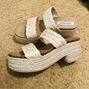 Steve Madden Raffia Braided Shoes